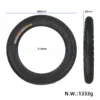 iScooter U3 klappbar-E-Bike 16x3 Pneu Chaoyang - dimensions Dimensions iScooter U3 klappbar-E-Bike 16x3 Pneu Chaoyang pour trottinette électrique