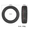Xiaomi 1S 8.5x2 Pneu tubeless Générique - dimensions Dimensions Xiaomi 1S 8.5x2 Pneu tubeless Générique pour trottinette électrique