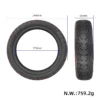 Dimensions Ninebot MAX G2D 60/65-6.9 Pneu tubeless auto-réparant ULIP pour trottinette électrique
