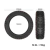 Xiaomi 5 60/70-6.5 Pneu tubeless auto-réparant ULIP - dimensions Dimensions Xiaomi 5 60/70-6.5 Pneu tubeless auto-réparant ULIP pour trottinette électrique