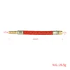 Dimensions de la rallonge de valve rouge Xiaomi M365, flexible 14,2 cm pour gonflage de pneu